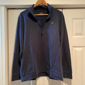 Navy Quarter Zip Sweatshirt XL